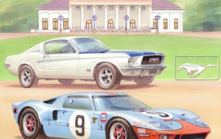 Ein Ausschnitt vom Veranstaltungsplakat zum 42. Internationalen Oldtimer-Meeting in Baden-Baden