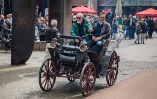 Ein kutschenähnliches Highlight des Internationalen Oldtimer-Meetings 2018