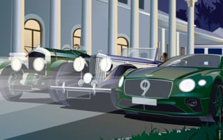 Ausschnitt vom offiziellen Veranstaltungsplakat zum 43. Internationalen Oldtimer-Meeting 2019 in Baden-Baden